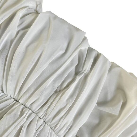 Christopher Esber Venusa Tee Dress in White - Picture 12 of 13